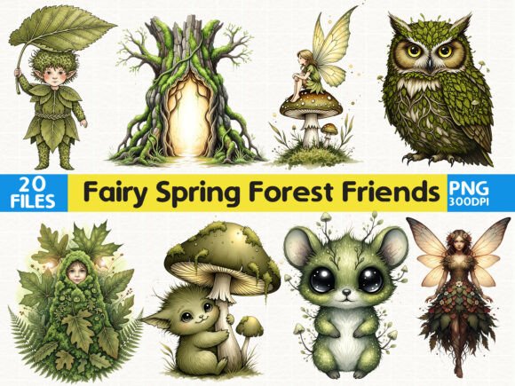 Download Magical Forest Friends Cute Animals Png - Animals Collection
