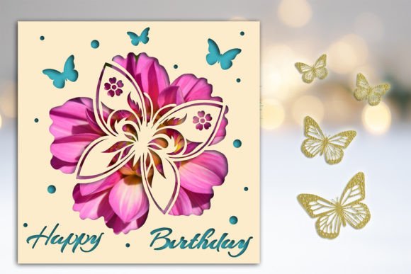 Download Happy Birthday Card SVG Greeting Card - Greeting card Collection