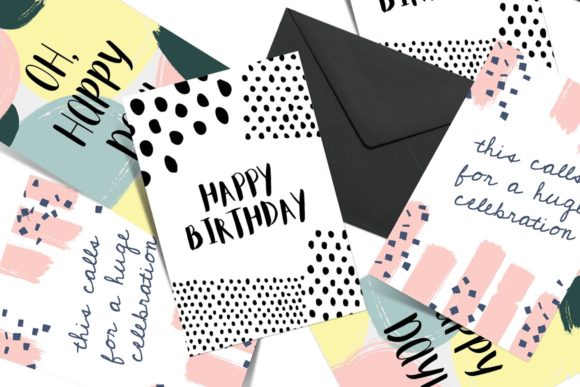 Download Greeting Card Template Set - Greeting card Collection