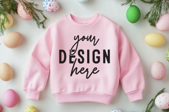 Download Kids Easter Sweatshirt Mockup - Kids easter Collection