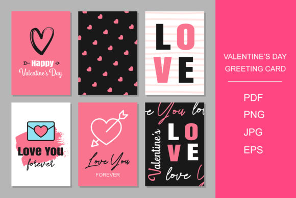 Download Valentine's Day Greeting Cards 01 - Greeting card Collection